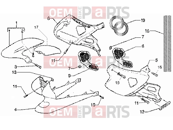 gilera DNA GP Experience Chassis » Side covers