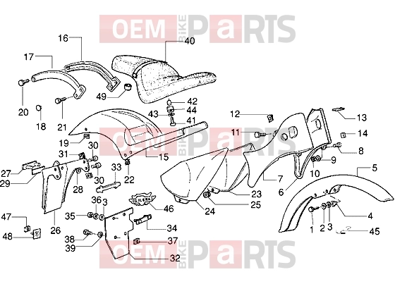 gilera Eaglet Engine » Air cleaner