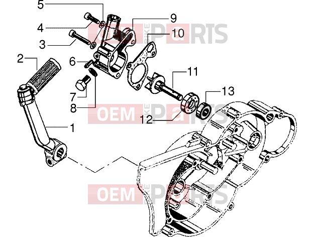 gilera Eaglet Engine » Water pump