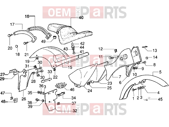 gilera Eaglet automatic Chassis » Fairings