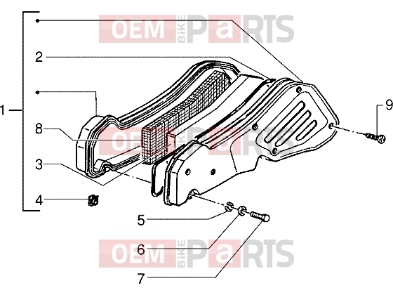 gilera Easy Moving Engine » Air cleaner