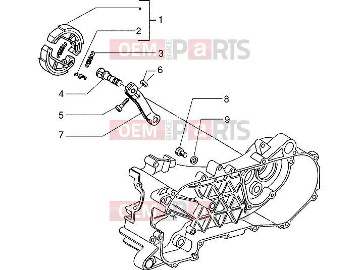 gilera Easy Moving Engine » Brake lever