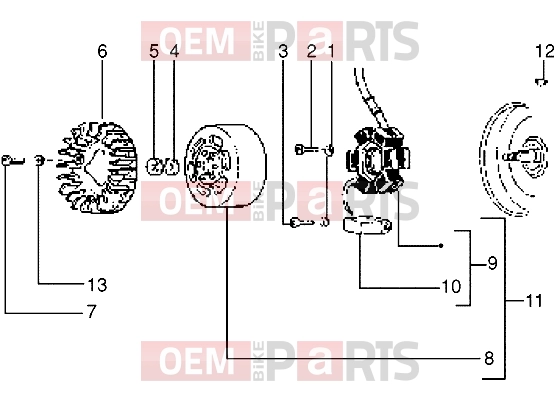 gilera Easy Moving Engine » Flywheel magneto