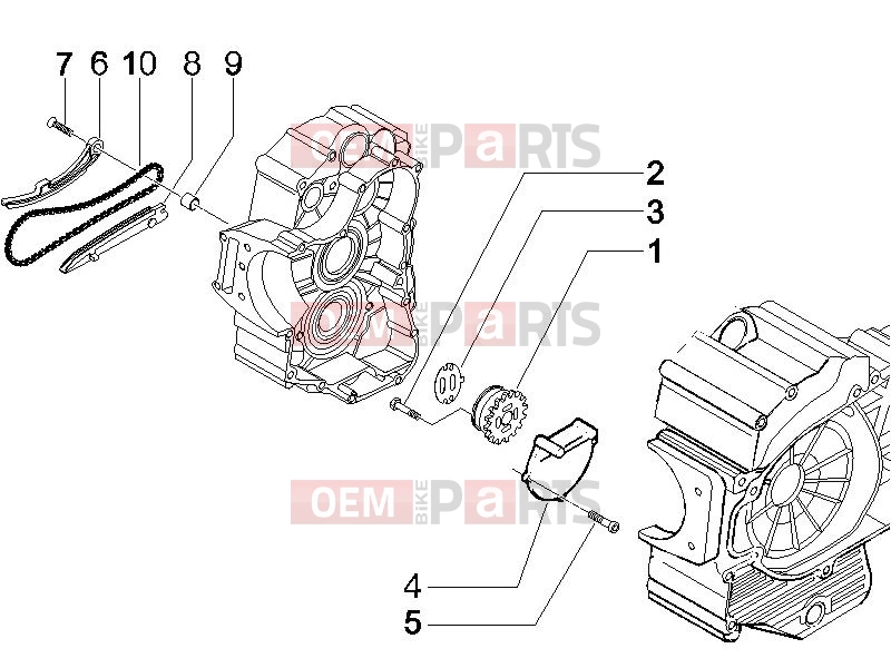 gilera 2007 Fuoco 500 Engine » Oil pump