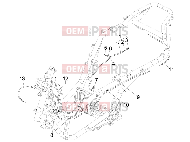 gilera 2010 Fuoco 500 Braking system - Transmissions » Transmissions