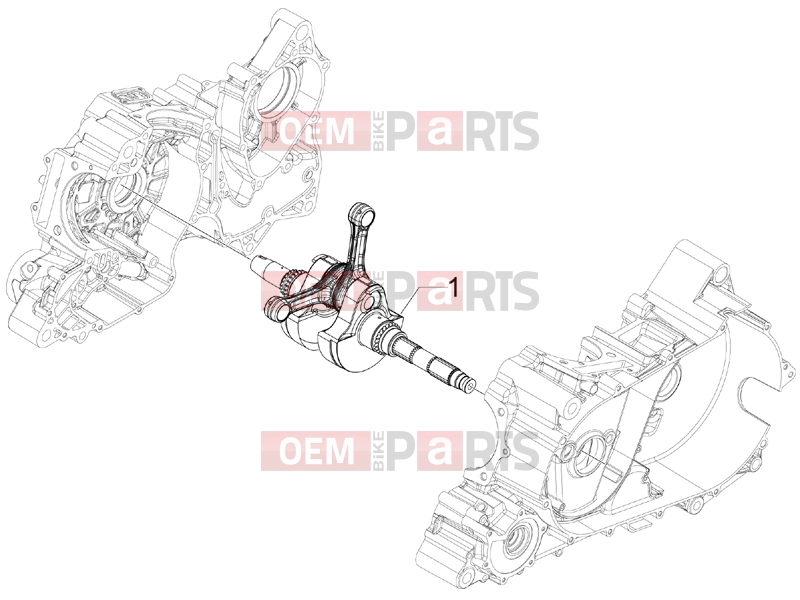 gilera 2007 GP 800 Engine » Crankshaft