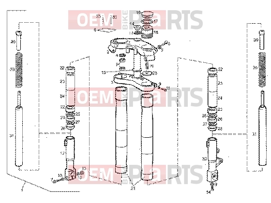 gilera GPR 50 Suspensions-Wheels » Fork