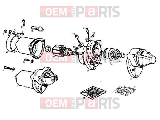gilera GPR 50 Engine » Starting motor
