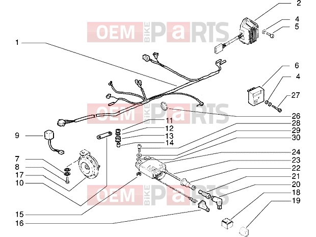 gilera GSM Electrical system » Electrical devices