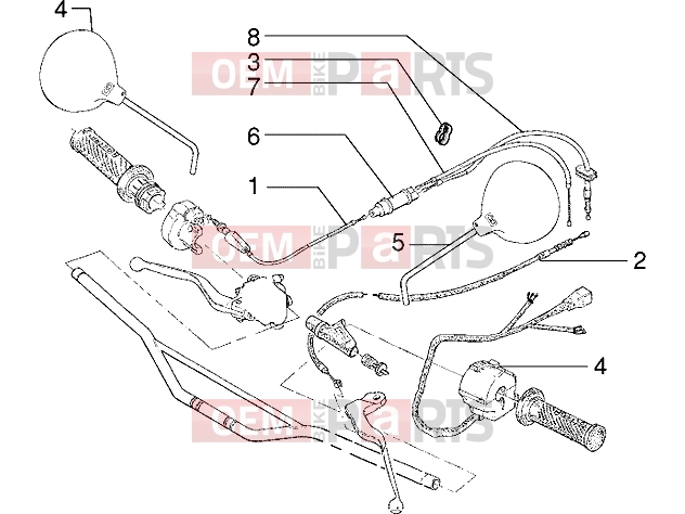 gilera H@k Transmissions » Transmissions-switch-Driving mirror