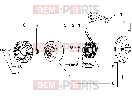 gilera Ice Engine » Flywheel magneto