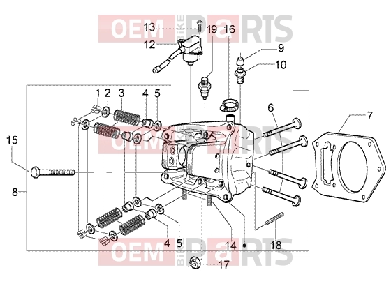 gilera Nexus 500 Engine » Head-Valves