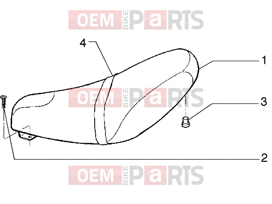 gilera Runner 50 2T Chassis » Saddle