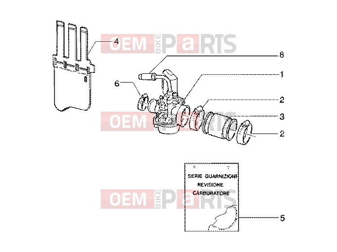 gilera Runner 125 FX 2T Engine » Carburettor