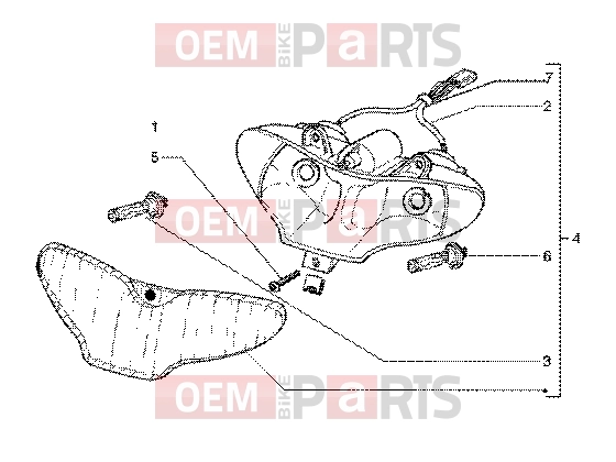 gilera Runner 125 FX 2T Electrical system » Optical unit