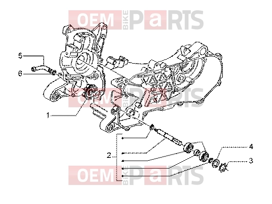 gilera Runner 125 FX 2T Engine » Water pump