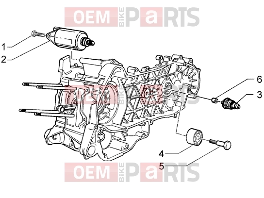 gilera Runner 125 VX 4T Engine » Electric starter