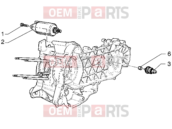 gilera Runner 180 VXR Engine » Electric starter