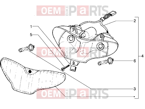 gilera Runner 180 VXR Electrical system » Optical unit