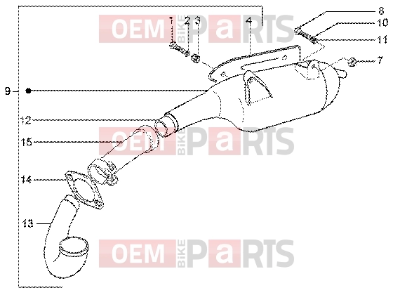 gilera Runner 180 VXR Engine » Silencer
