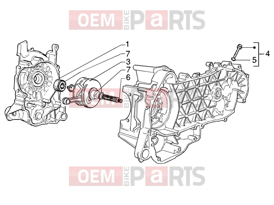 gilera Runner 200 VXR 4T Engine » Crankshaft