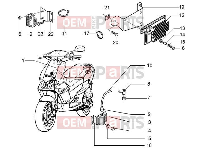 gilera Runner 50 Purejet Electrical system » Electrical devices