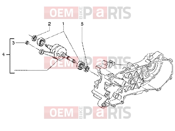 gilera Runner 50 SP Engine » Crankshaft