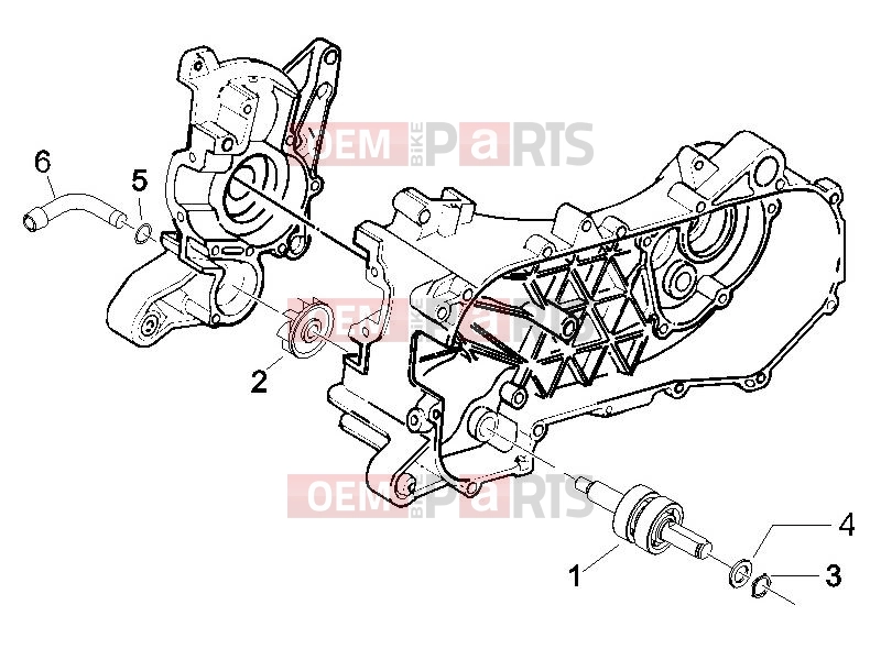 gilera 2016 Runner 50 SP Engine » Cooler pump