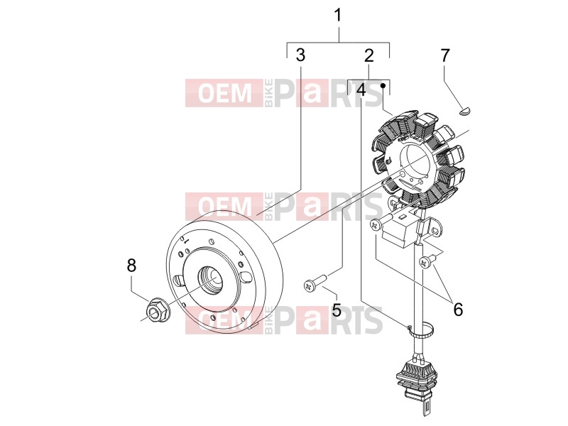 gilera 2016 Runner 50 SP Engine » Flywheel magneto