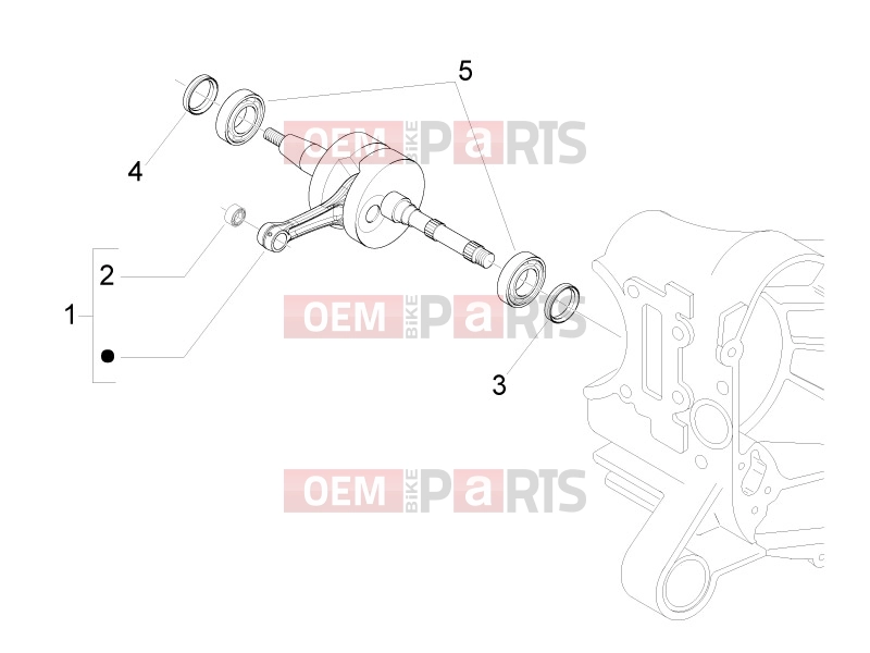 gilera 2018 Runner 50 SP Engine » Crankshaft