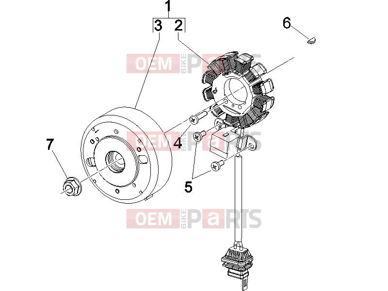 gilera 2006 Runner 50 SP Engine » Flywheel magneto