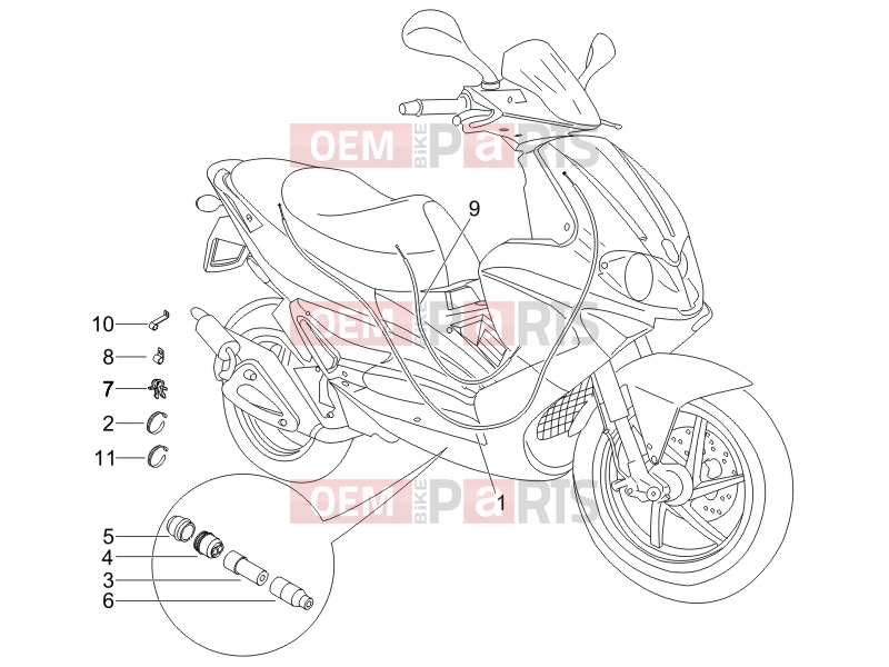 gilera 2007 Runner 50 SP Braking system - Transmissions » Transmissions