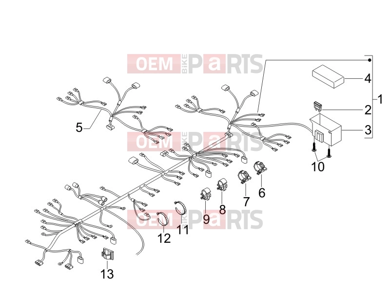 gilera 2008 Runner 125 ST 4T Electrical system » Main cable harness
