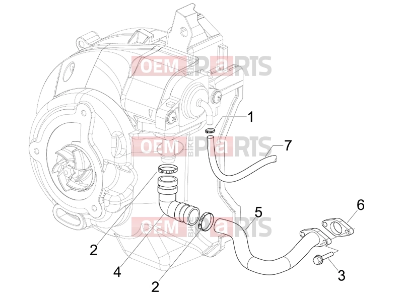 gilera 2017 Runner 125 ST 4T Engine » Secondary air box