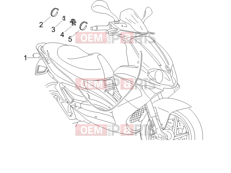 gilera 2012 Runner 200 ST 4T Braking system - Transmissions » Transmissions