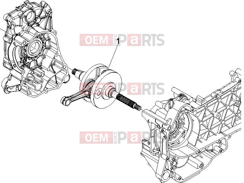 gilera 2005 Runner 125 VX 4T Engine » Crankshaft