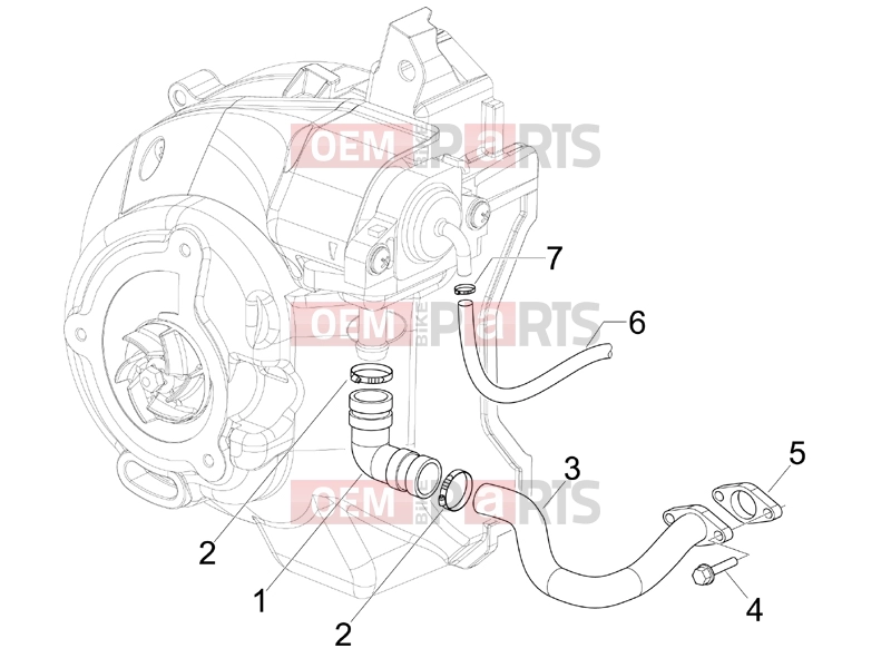 gilera 2007 Runner 125 VX 4T -SC- Engine » Secondary air box