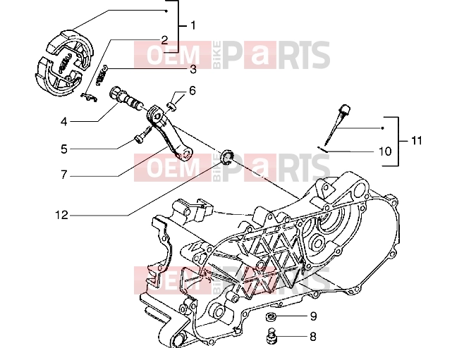 gilera Stalker 50 Engine » Brake lever
