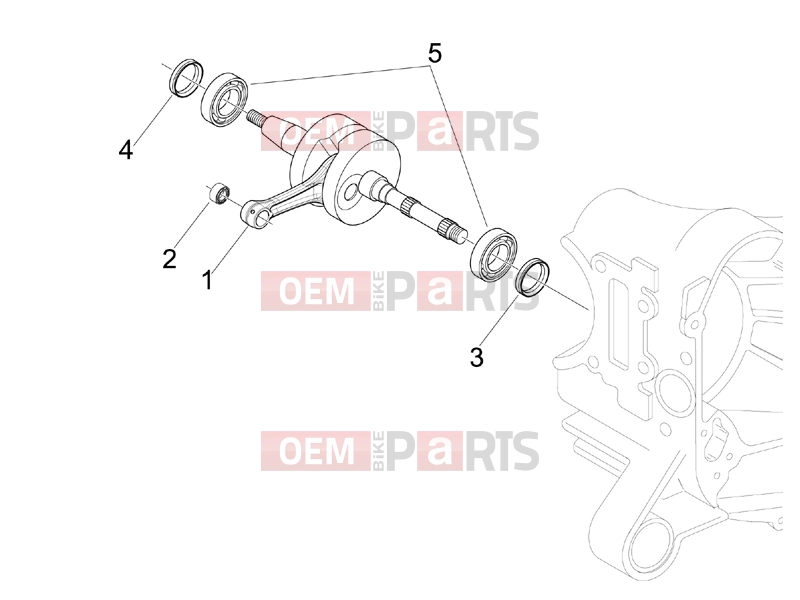gilera 2012 Stalker 50 Engine » Crankshaft