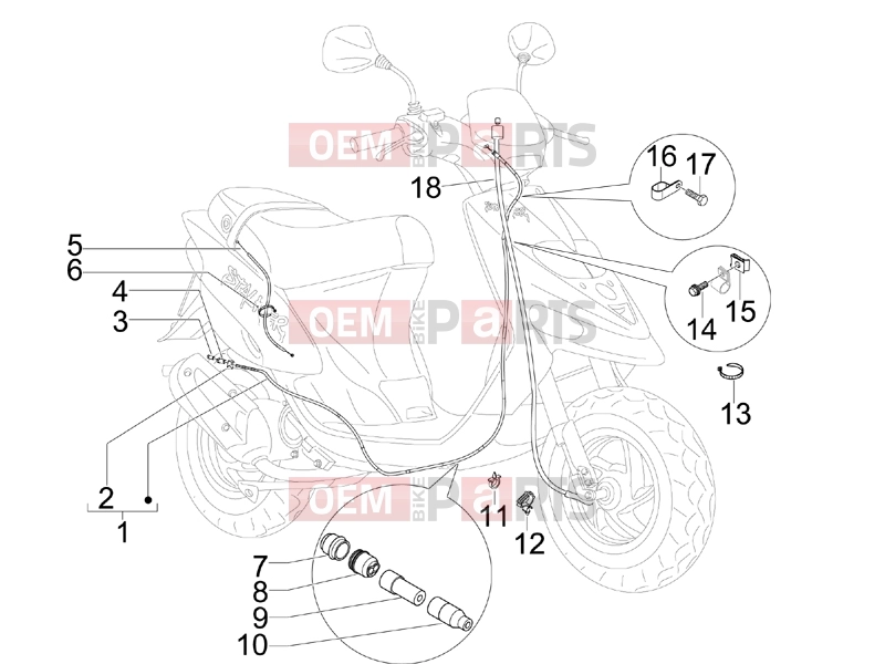 gilera 2012 Stalker 50 Braking system - Transmissions » Transmissions