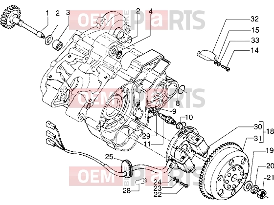 gilera Surfer Engine » Flywheel magneto