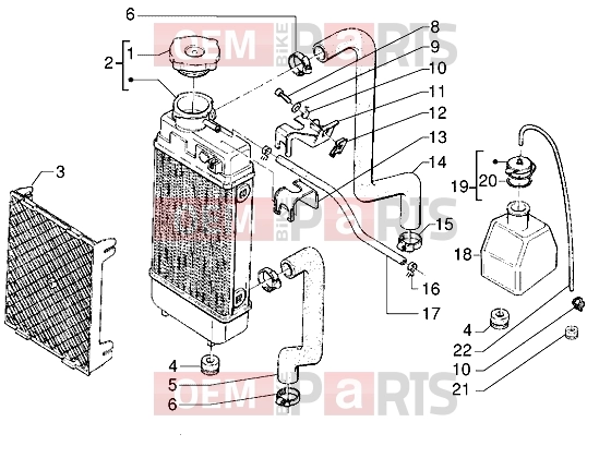 gilera Surfer Engine » Radiator