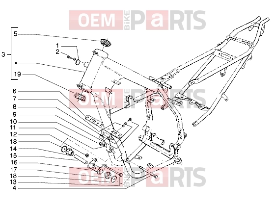 gilera Zulu Chassis » Frame