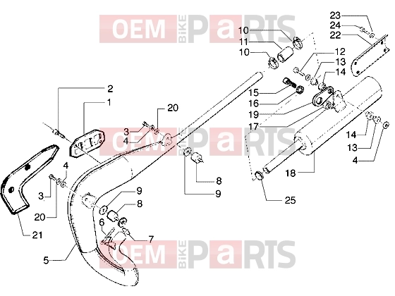 gilera Zulu Engine » Silencer