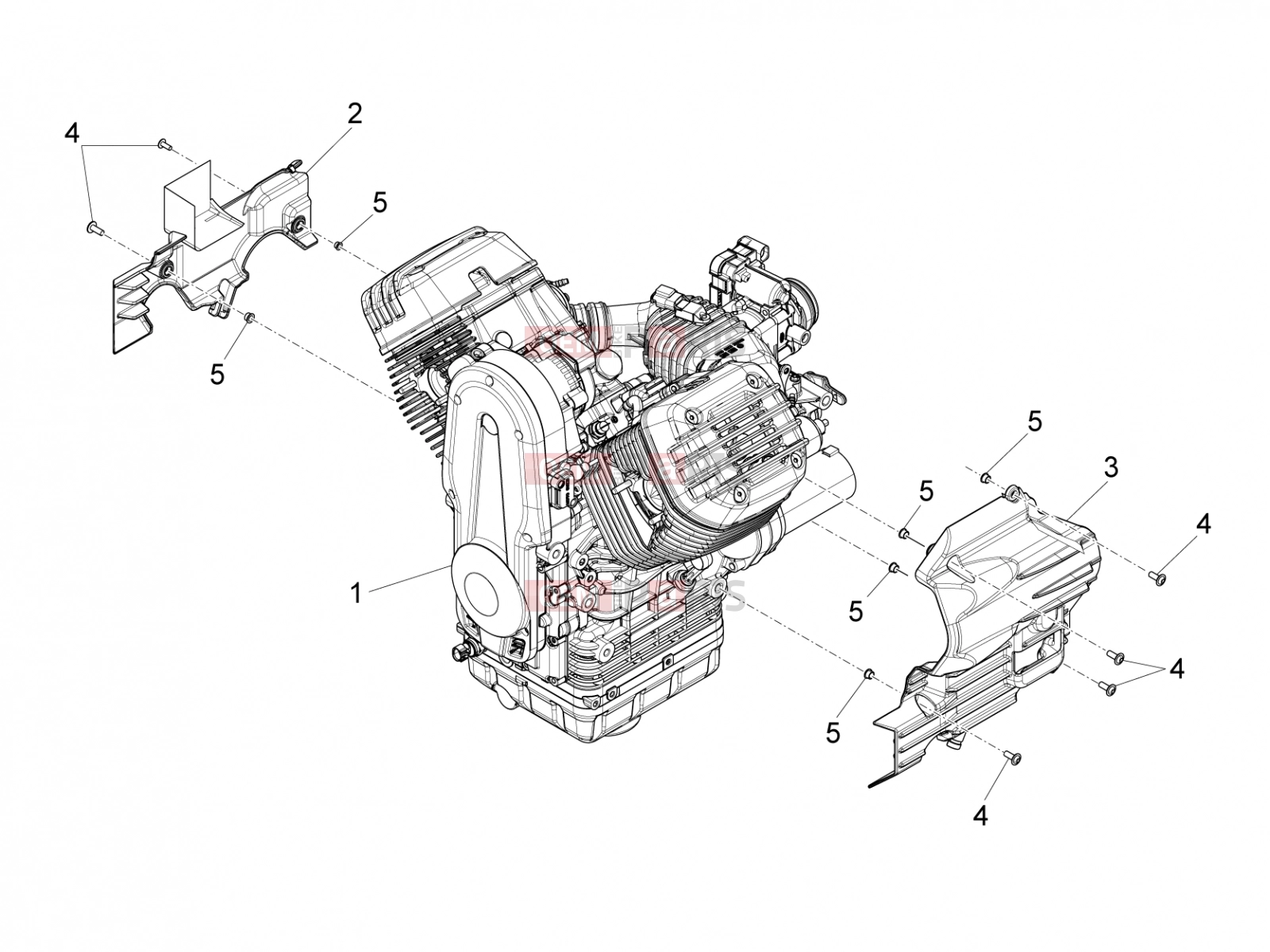 MOTOGUZZI Audace 1400 Carbon ABS Engine » Engine-Completing part-Lever