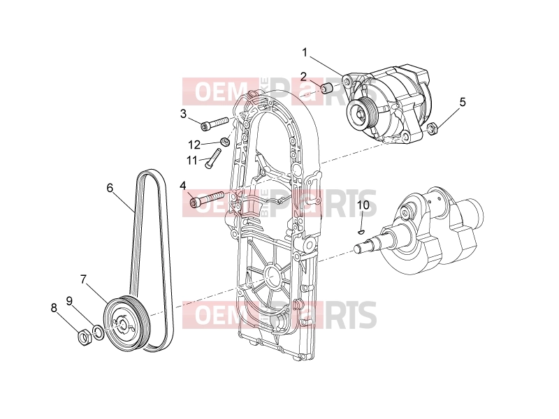 MOTOGUZZI Breva 1200 ENGINE » Current generator