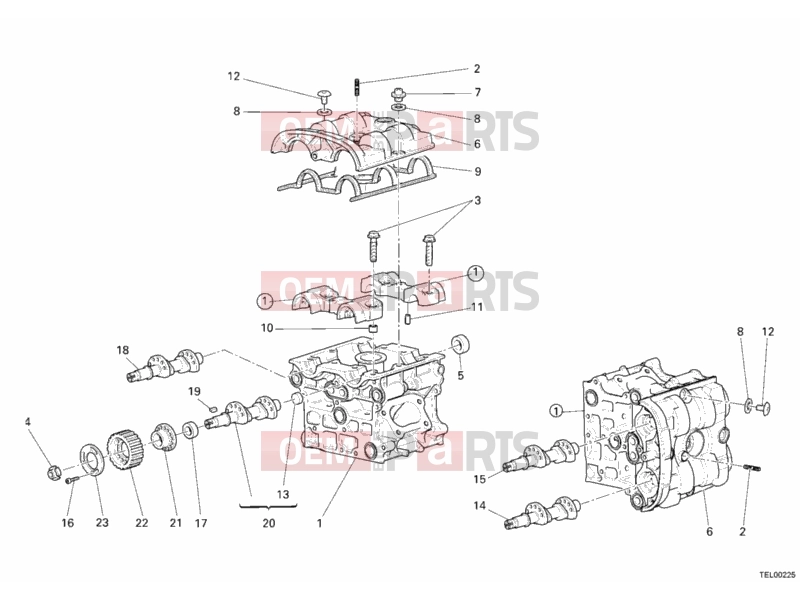 DUCATI 2008 Monster S4RS CYLINDER HEAD » ENGINE CASE