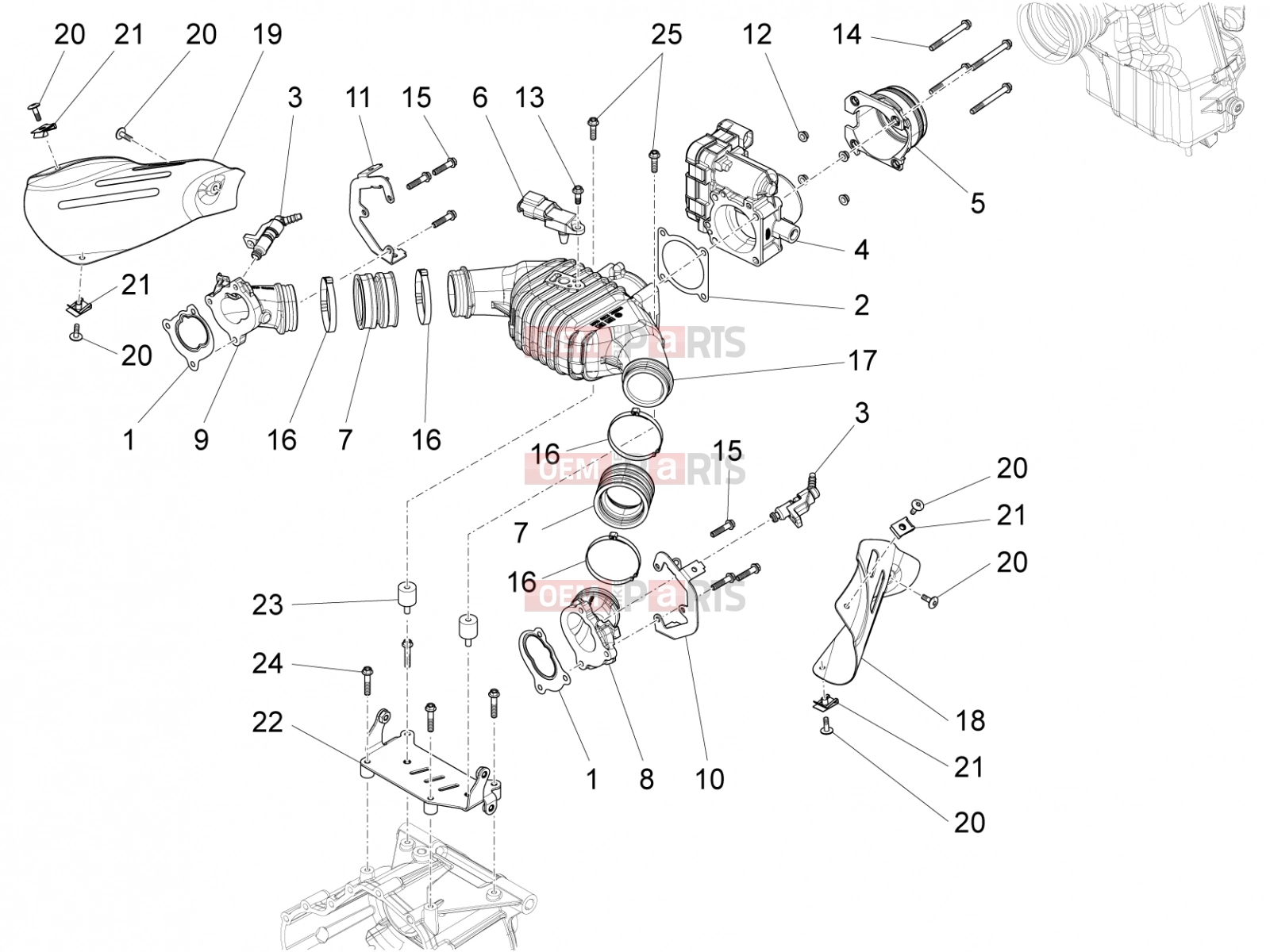 MOTOGUZZI Eldorado 1400 ABS Engine » Throttle body