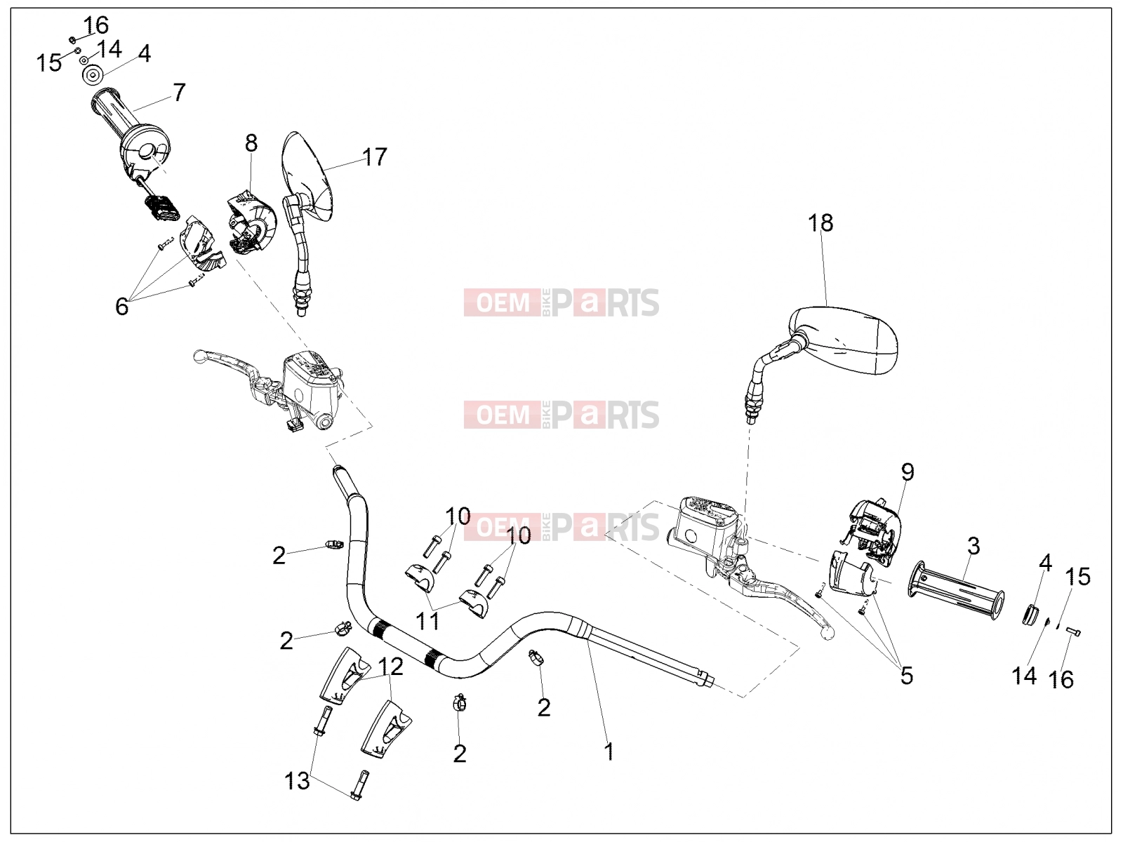 MOTOGUZZI Eldorado 1400 ABS (USA) Handlebar - Controls » Handlebar - Controls