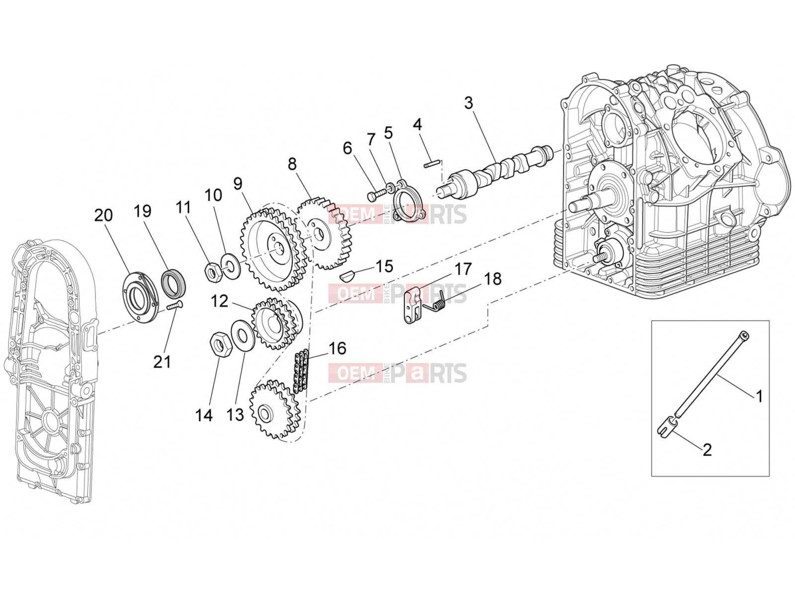 MOTOGUZZI Norge 850 ENGINE » Timing system